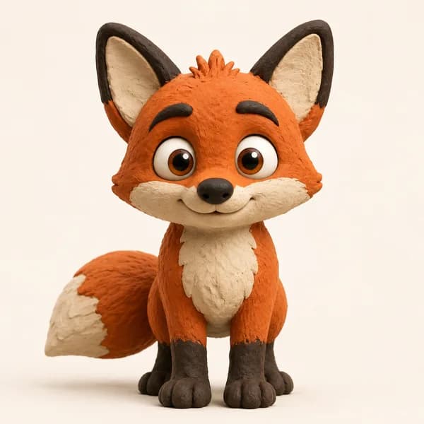 Claymation illustration style