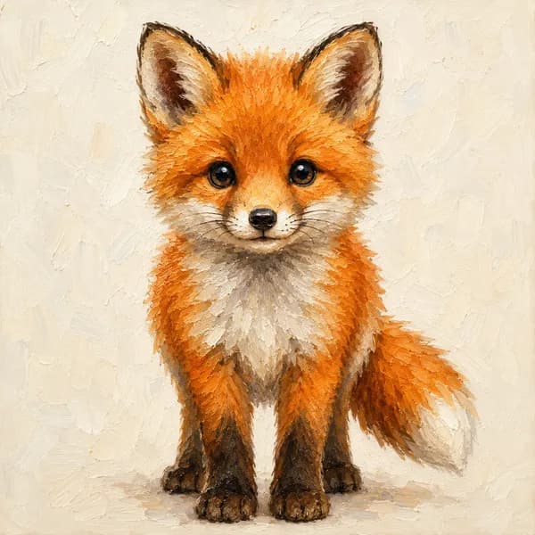 Oil painting illustration style