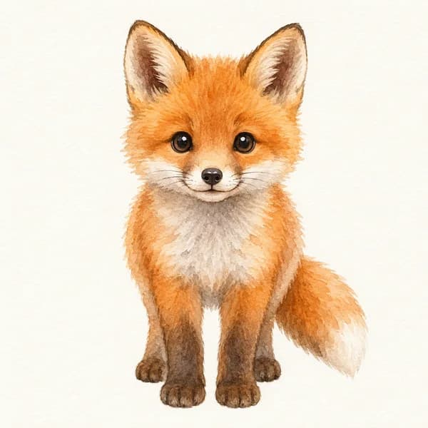 Watercolour illustration style