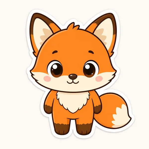Sticker illustration style