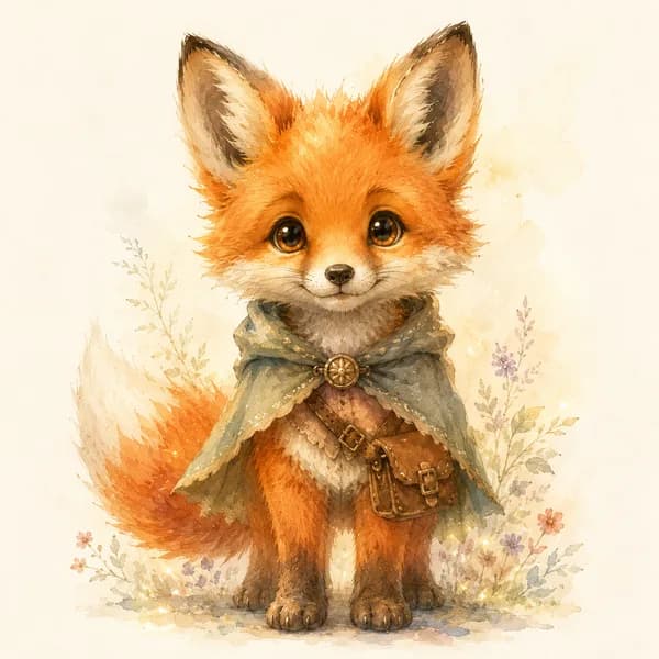 Fairy tale illustration style