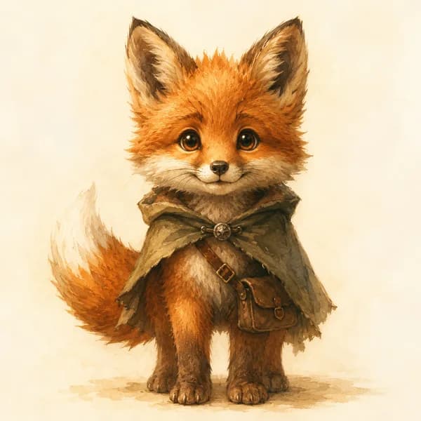Storybook illustration style