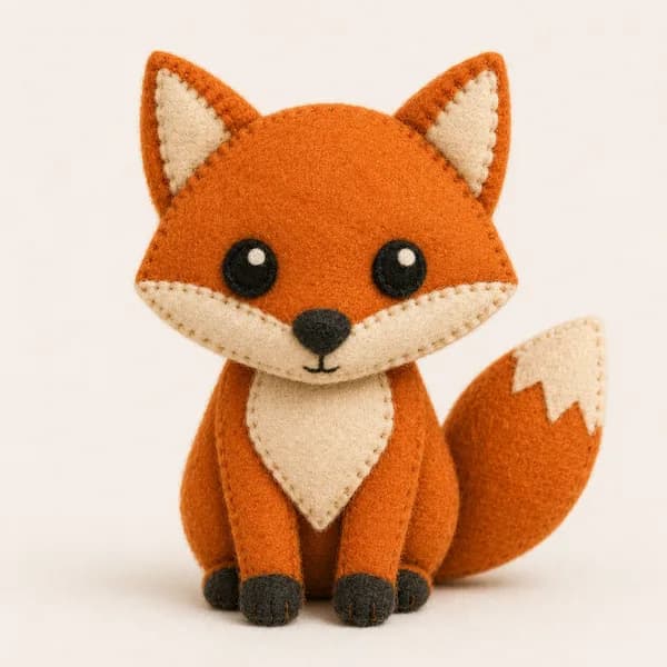 Felt & plush illustration style