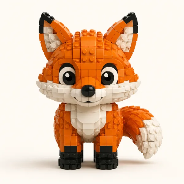 LEGO-style illustration style