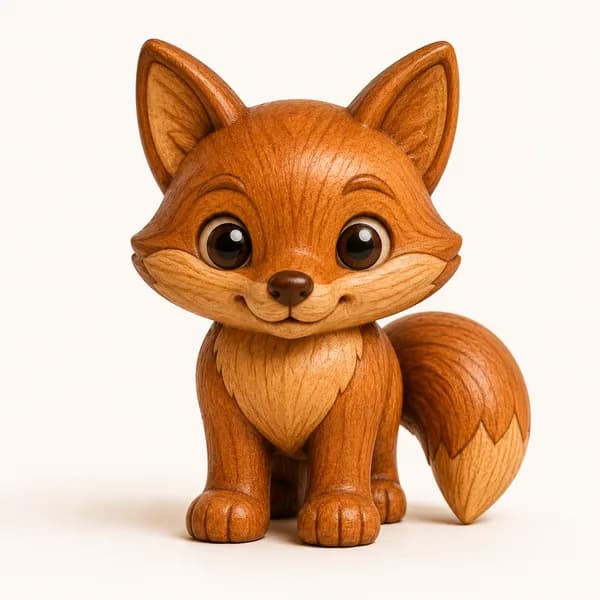 Wooden toys illustration style
